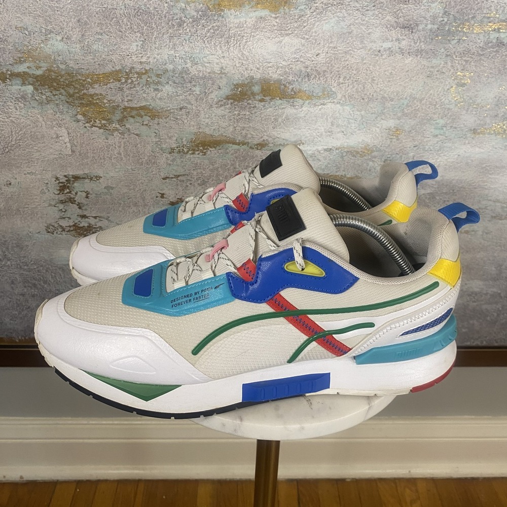 Puma Shoes Mens Size 13 Multicolor Colorblock Mesh Athletic Sneakers 384710-01